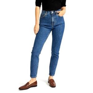 Everlane Jeans Women Dark Wash High Waisted Skinny Jeans 23 Ankle High Rise